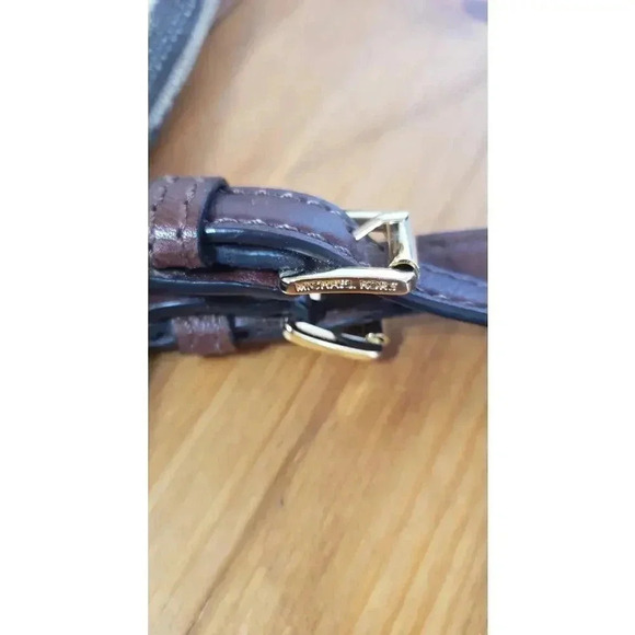 MICHAEL KORS Jet set Zebra print Jacquard large tote shoulder bag metallic sheen - Picture 10 of 10